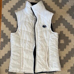 Columbia White Quilted Vest